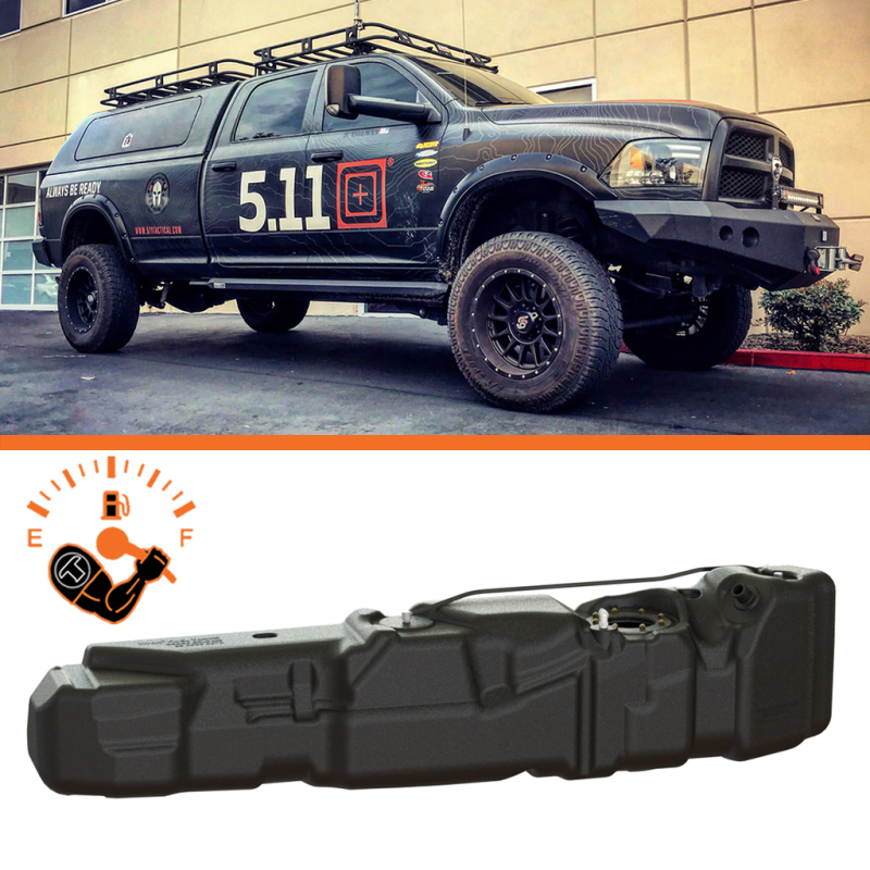 RAM 2500 Mid-Ship Fuel Tank - Titan Fuel Tanks - XXL - `13-`17